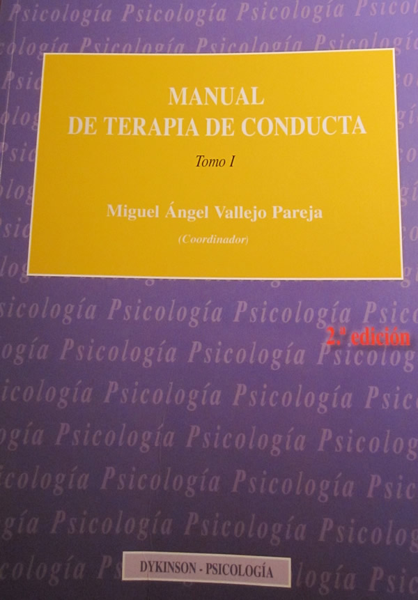 Manual de Terapia de Conducta - Libros Dexeus
