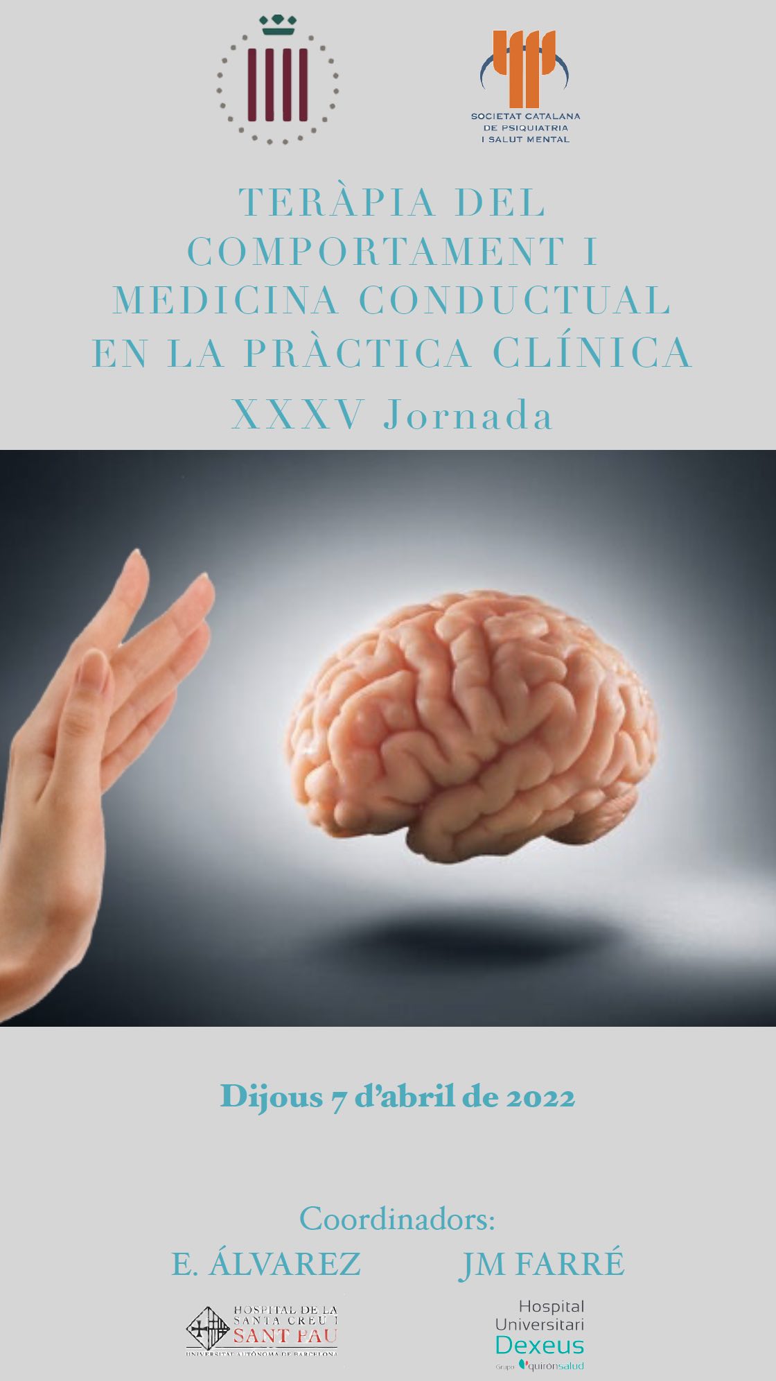 XXXV Jornada de Teràpia del Comportament i Medicina Conductual en la Pràctica Clínica